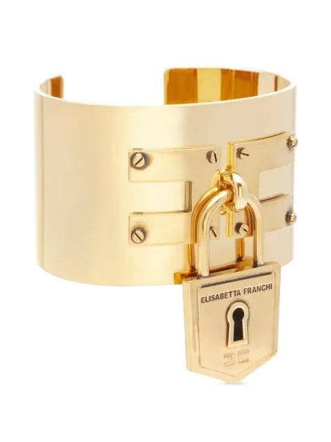 Elisabetta Franchi pulsera rígida con candado