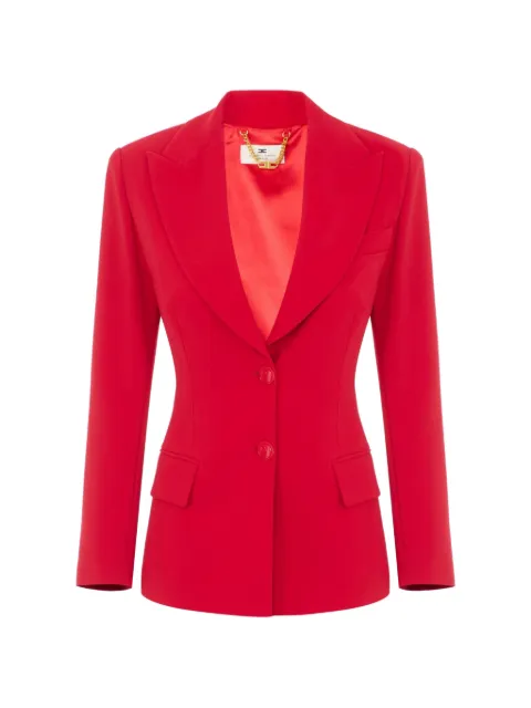 Elisabetta Franchi lightweight crêpe jacket with laces