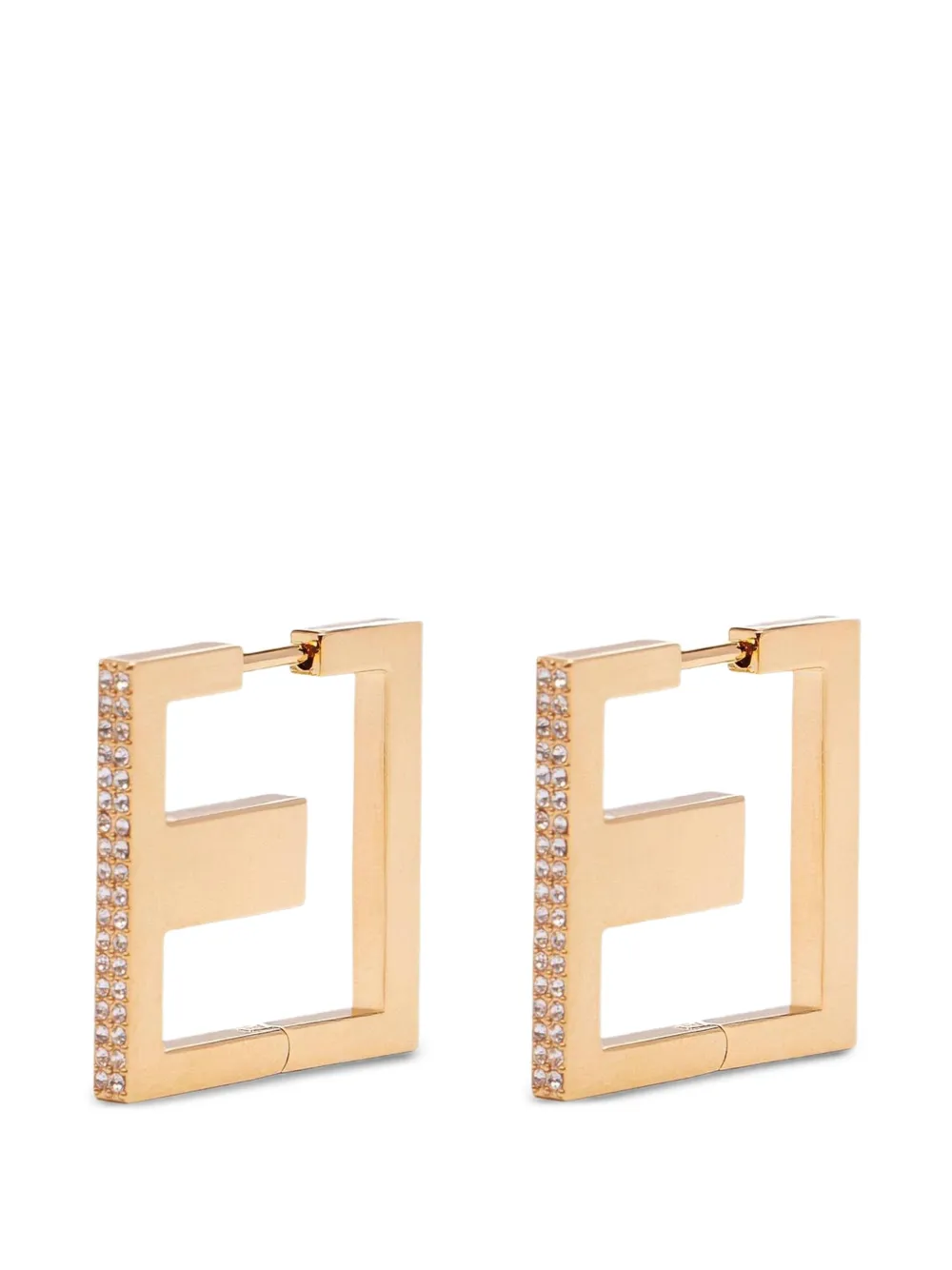 Elisabetta Franchi earrings with rhinestones - Oro