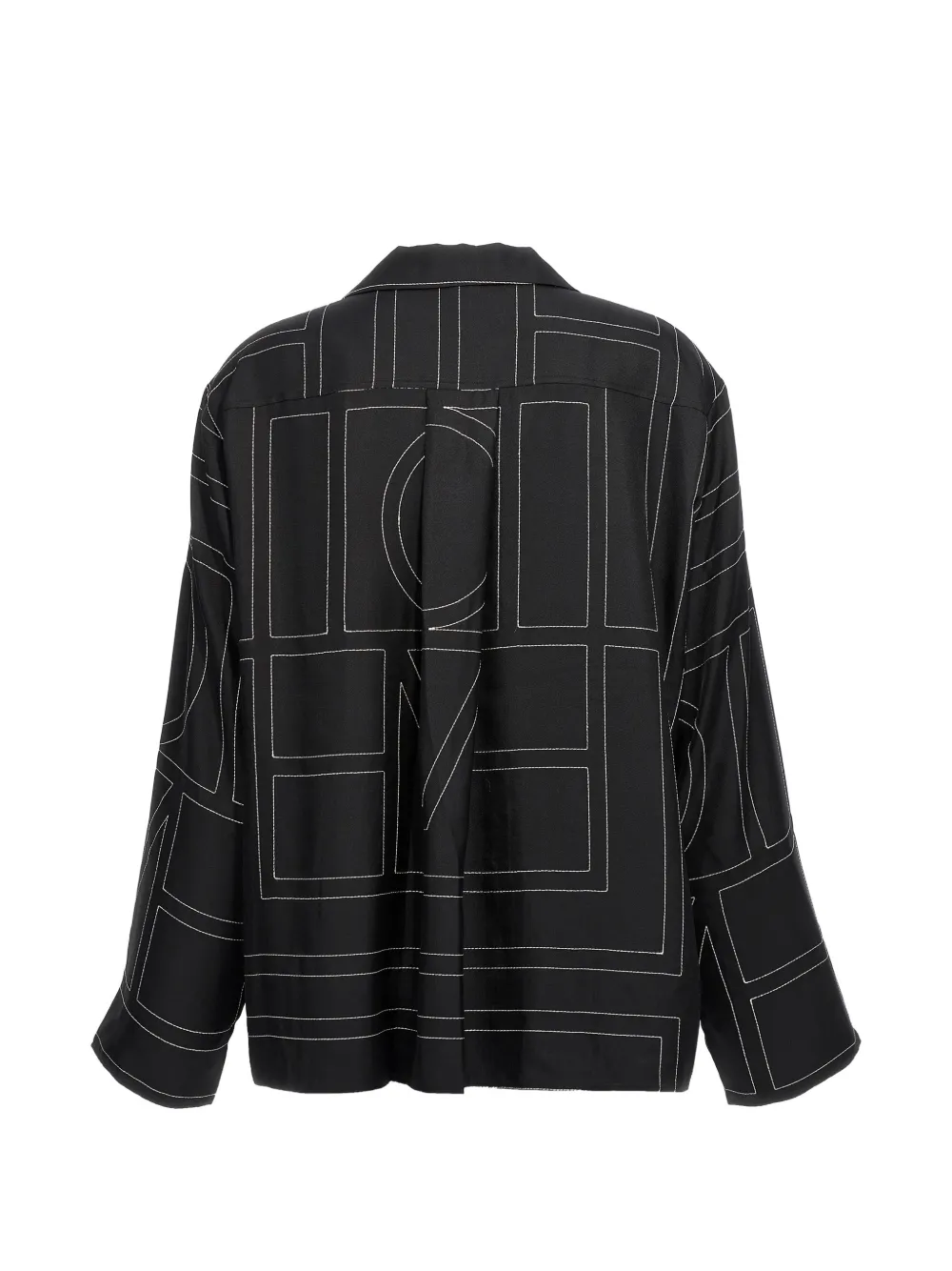TOTEME silk shirt Zwart