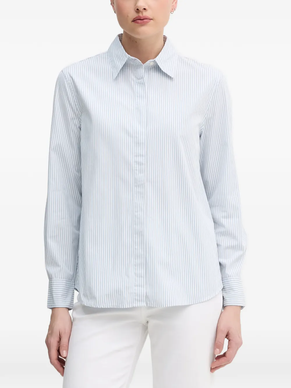 Benetton vertical-stripe shirt