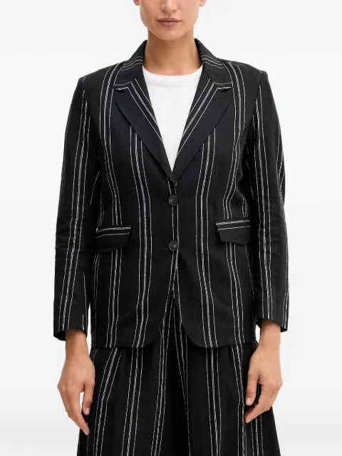 Benetton blazer à fines rayures