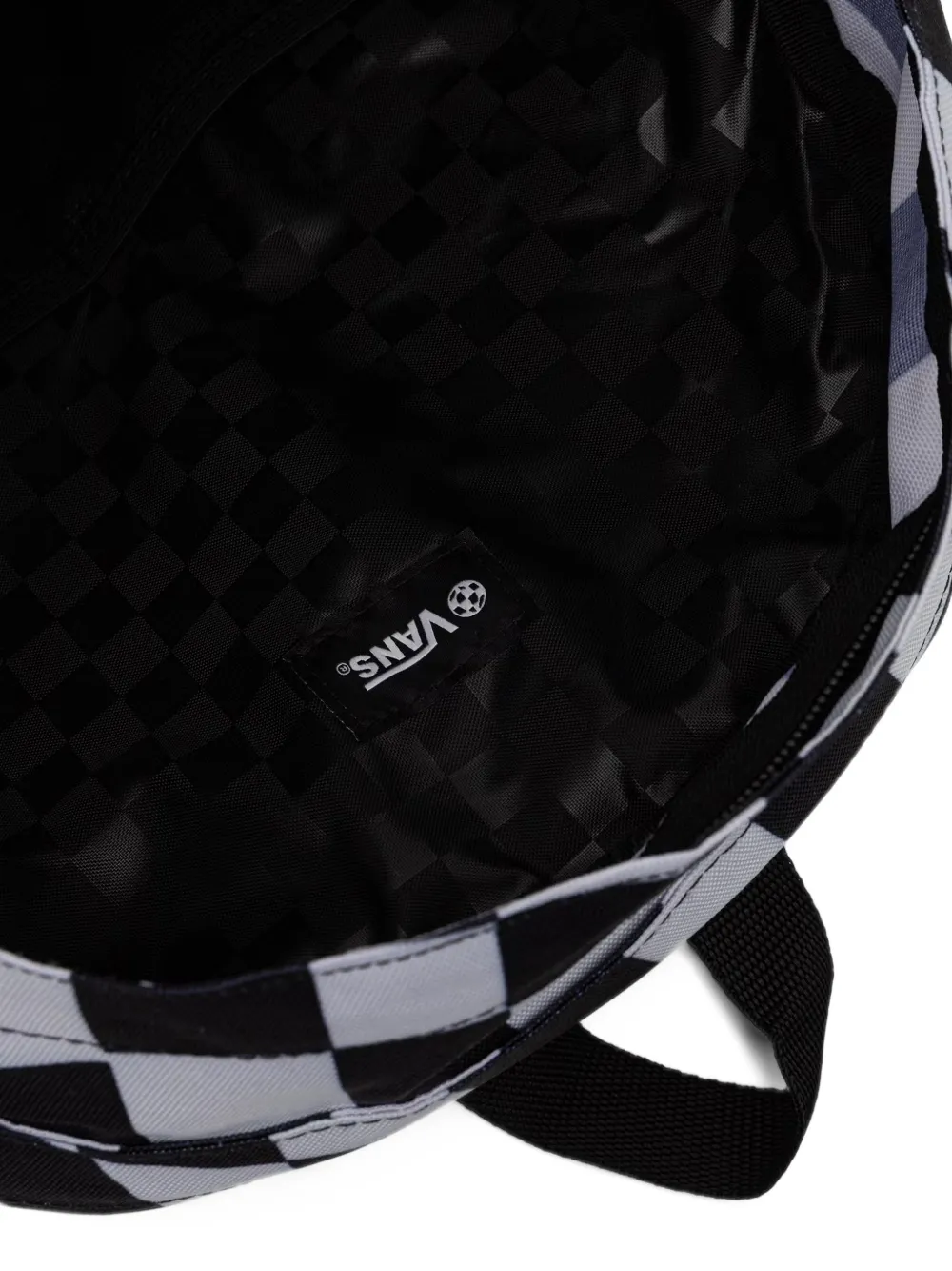 Vans checkerboard-print backpack Zwart