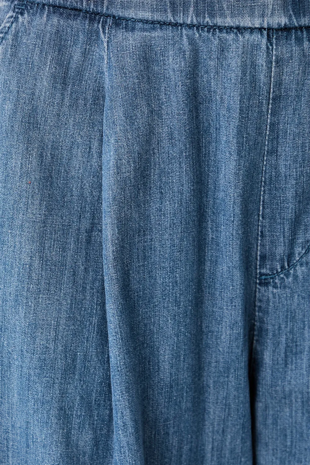 Benetton Broek met geplooid detail Blauw