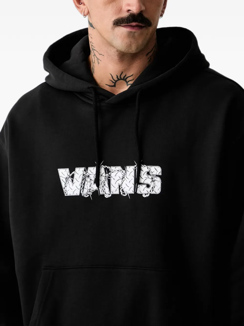 Vans Hoodie met logoprint Zwart