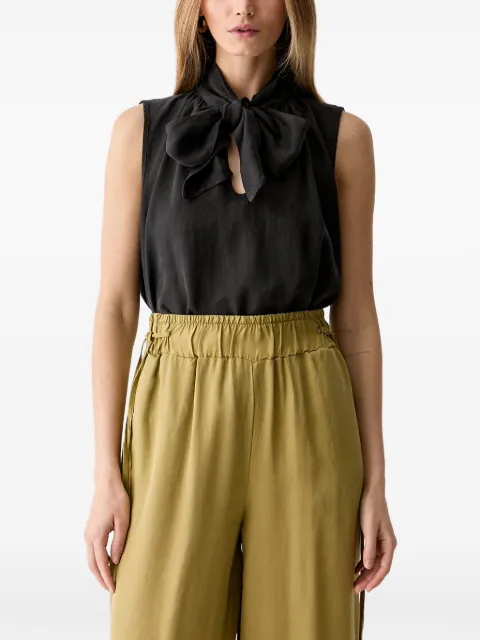VICOLO bow-detail sleeveless top