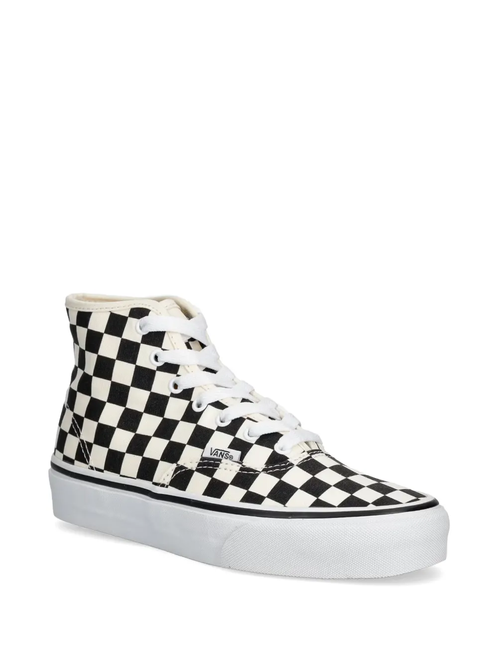Vans Kids Authentic Hi 2.0 Sneakers mit Check - Schwarz