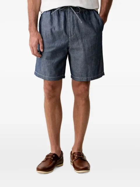 Benetton drawstring-waist contrast-stitch shorts