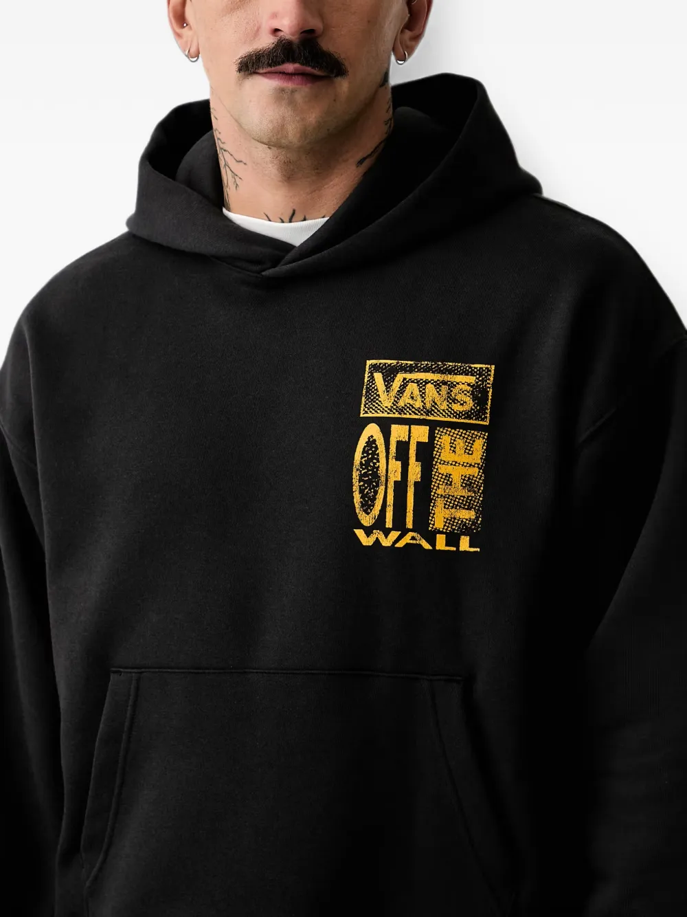 Vans Hoodie met logoprint Zwart