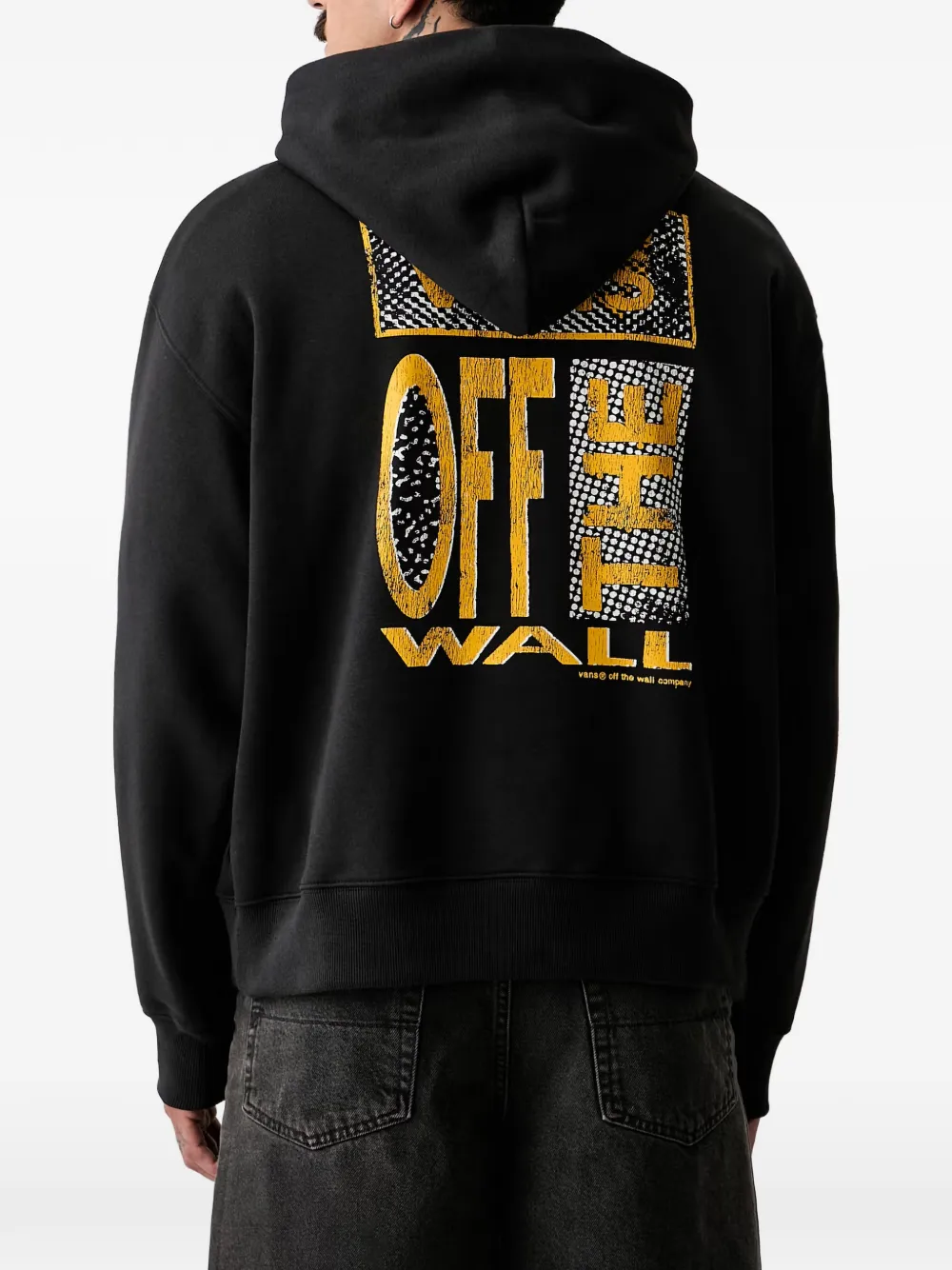 Vans Hoodie met logoprint Zwart