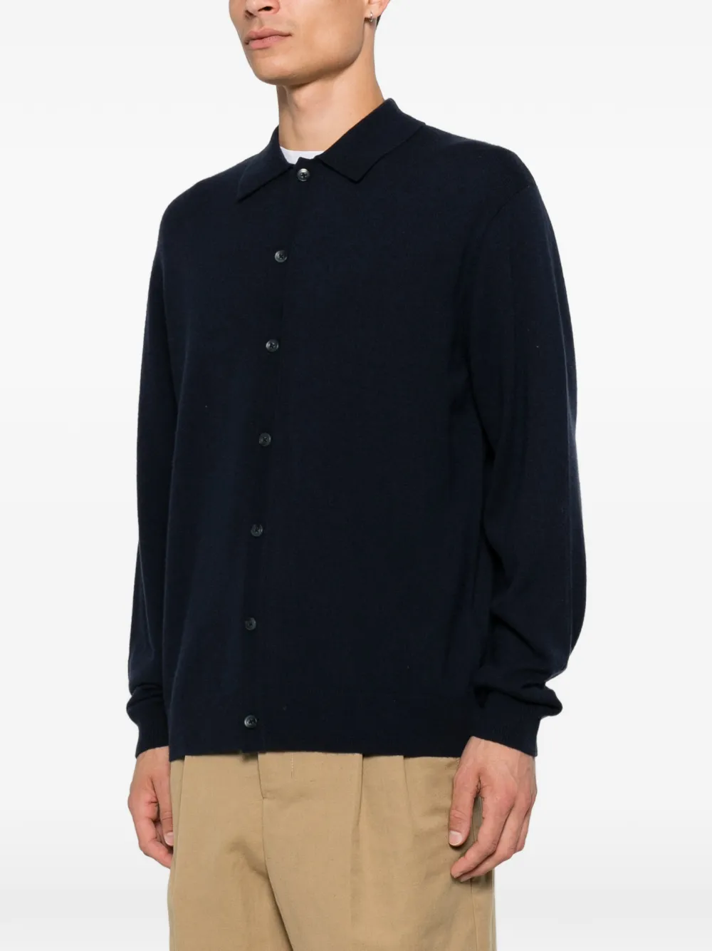 7 For All Mankind Button-up overhemd met lange mouwen Blauw