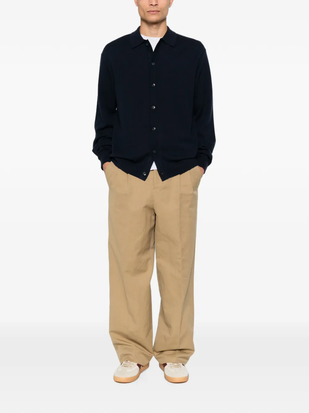 7 For All Mankind Button-up overhemd met lange mouwen Blauw