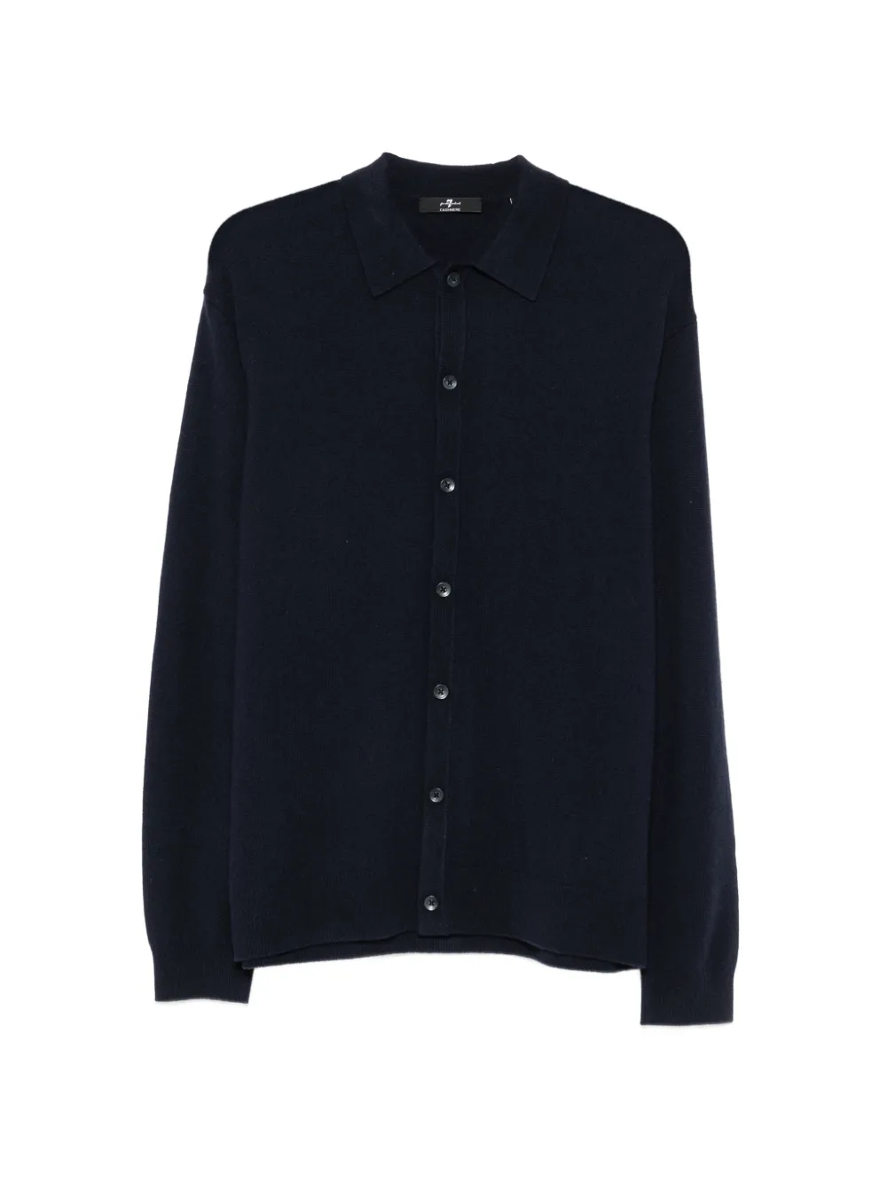 7 For All Mankind button-up long-sleeve shirt - Blu