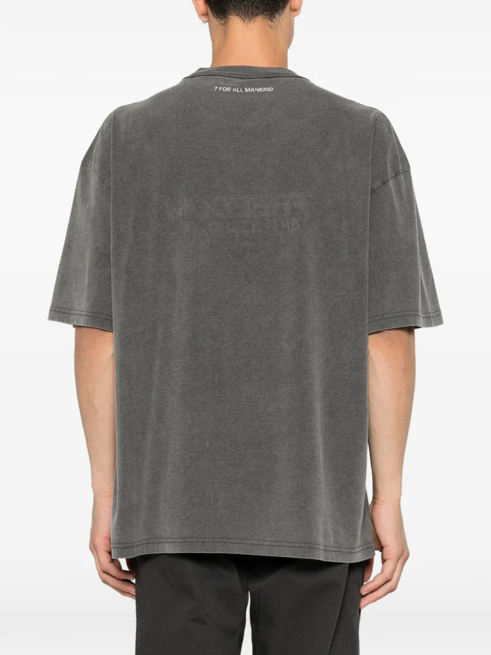 7 For All Mankind T-shirt met print Grijs
