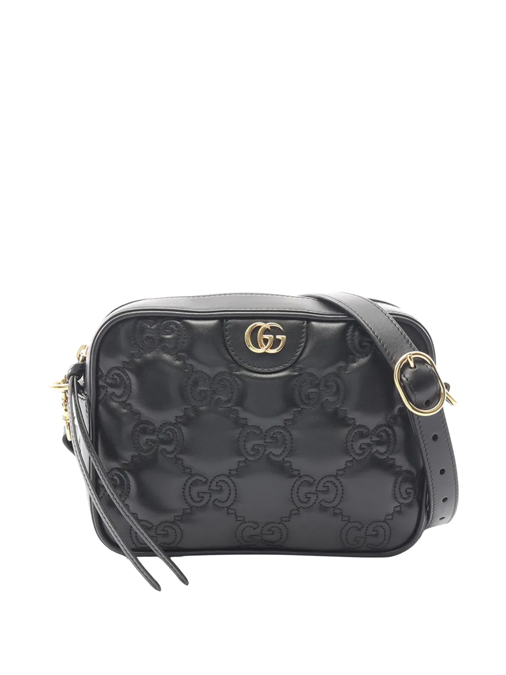 Gucci Pre-Owned 2016-2026 Small GG Matelasse crossbody bag - Nero