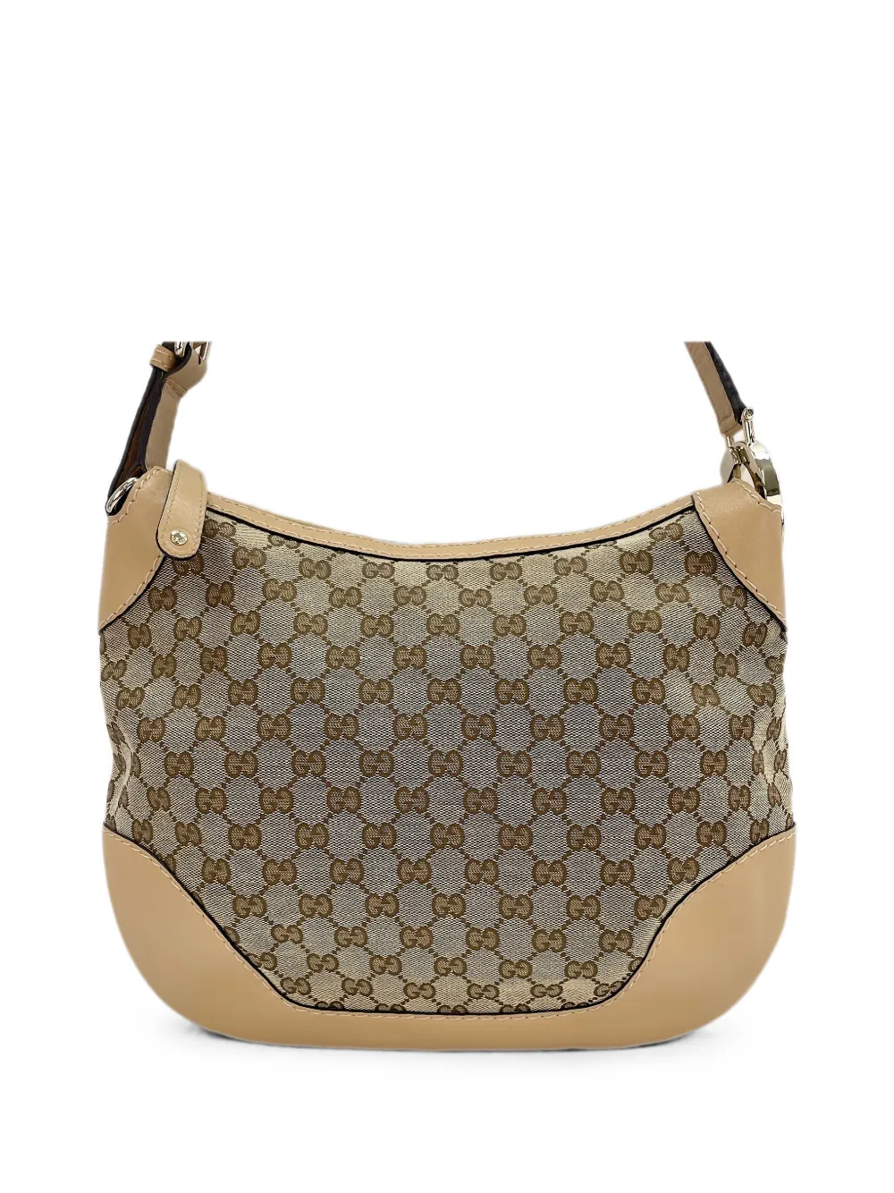 Gucci Pre-Owned 2000s GG Canvas shoulder bag - Nude