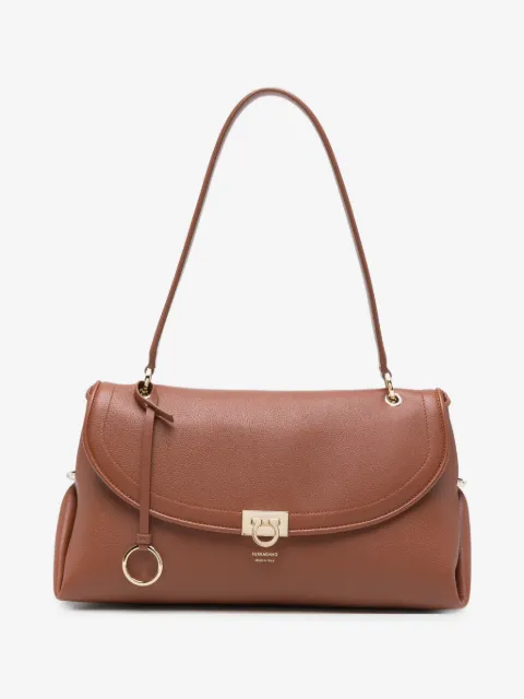 Gancini flip-lock shoulder bag