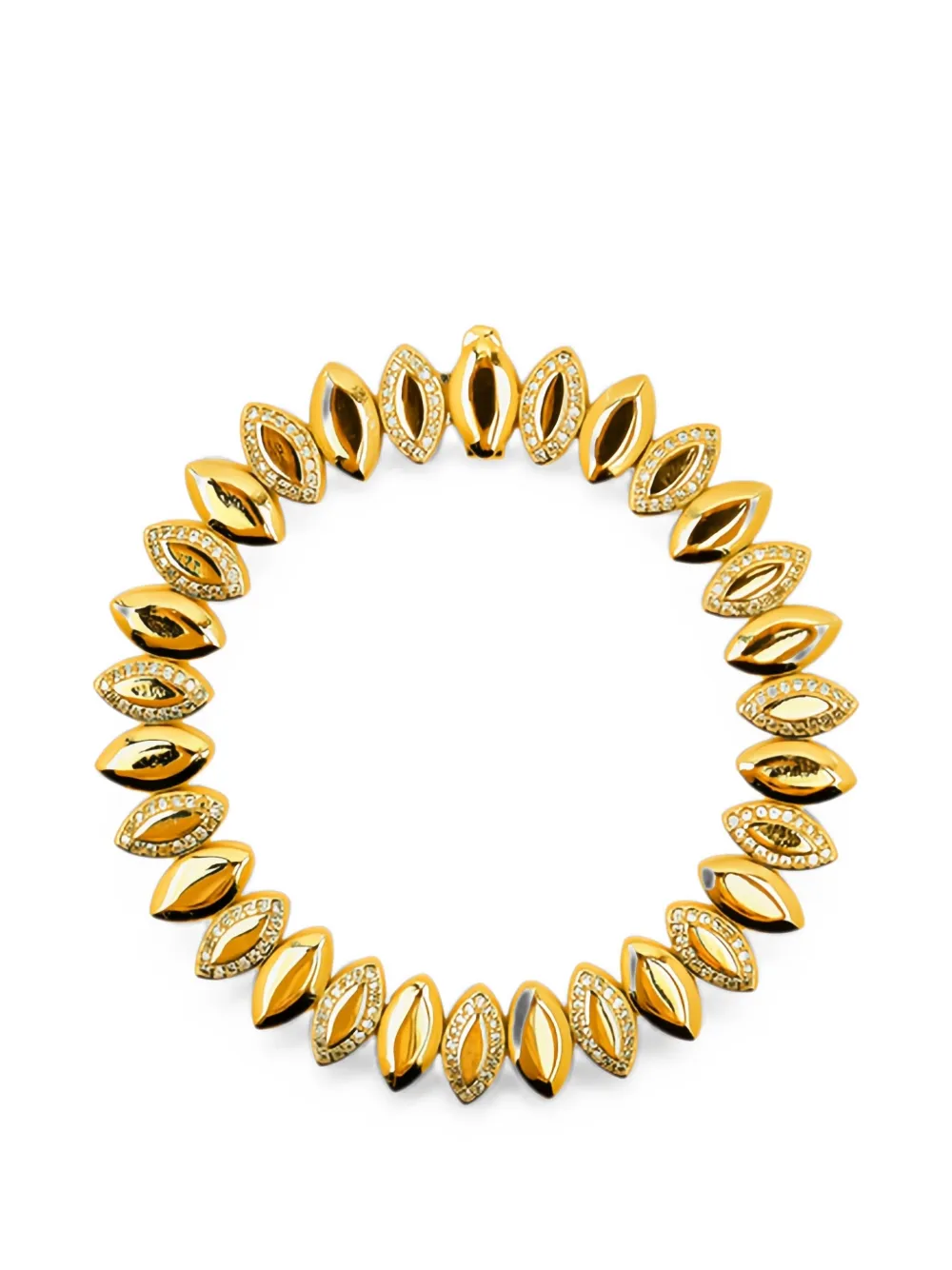 Lady D World Lumineye crystal-embellished bracelet - Oro