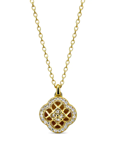 Velora Vie Crownclover zircon necklace