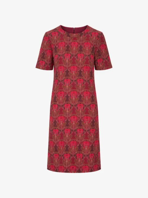 Laura Urbinati floral-print short-sleeve midi dress