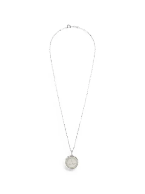 Zamani Jewelry collar en plata con colgante de moneda