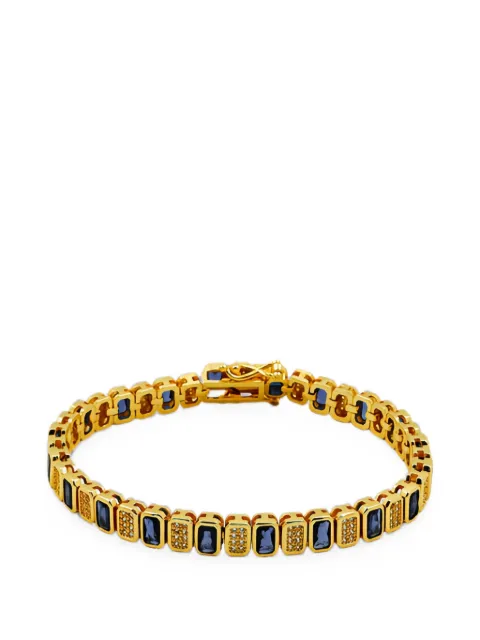 Lady D World Auric crystal-embellished tennis bracelets