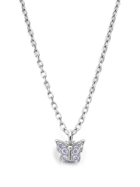 Velora Vie Papillon Noire zircon necklace
