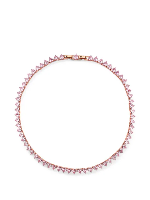Lady D World heart-cut zirconia necklace