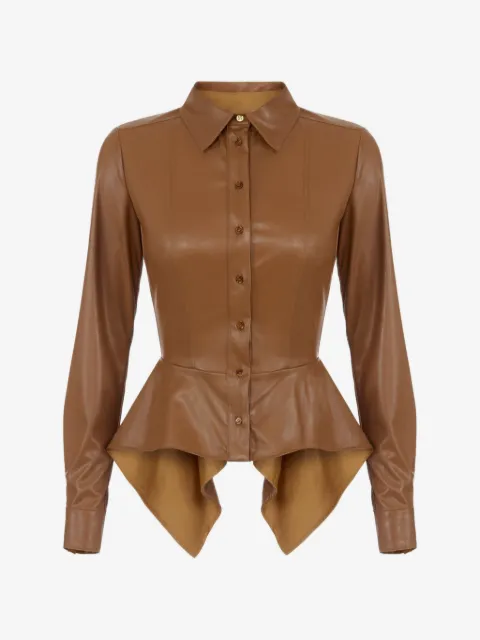 Elisabetta Franchi camisa con peplum