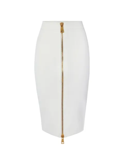 Elisabetta Franchi Knit skirt with zip