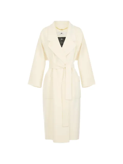 Elisabetta Franchi coat in wool double cloth