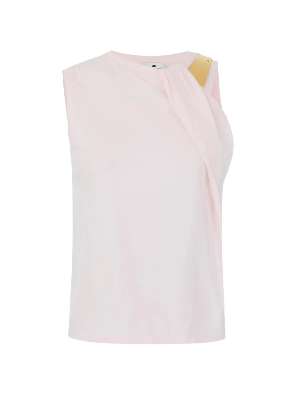 Elisabetta Franchi jersey T-shirt with jewel detail