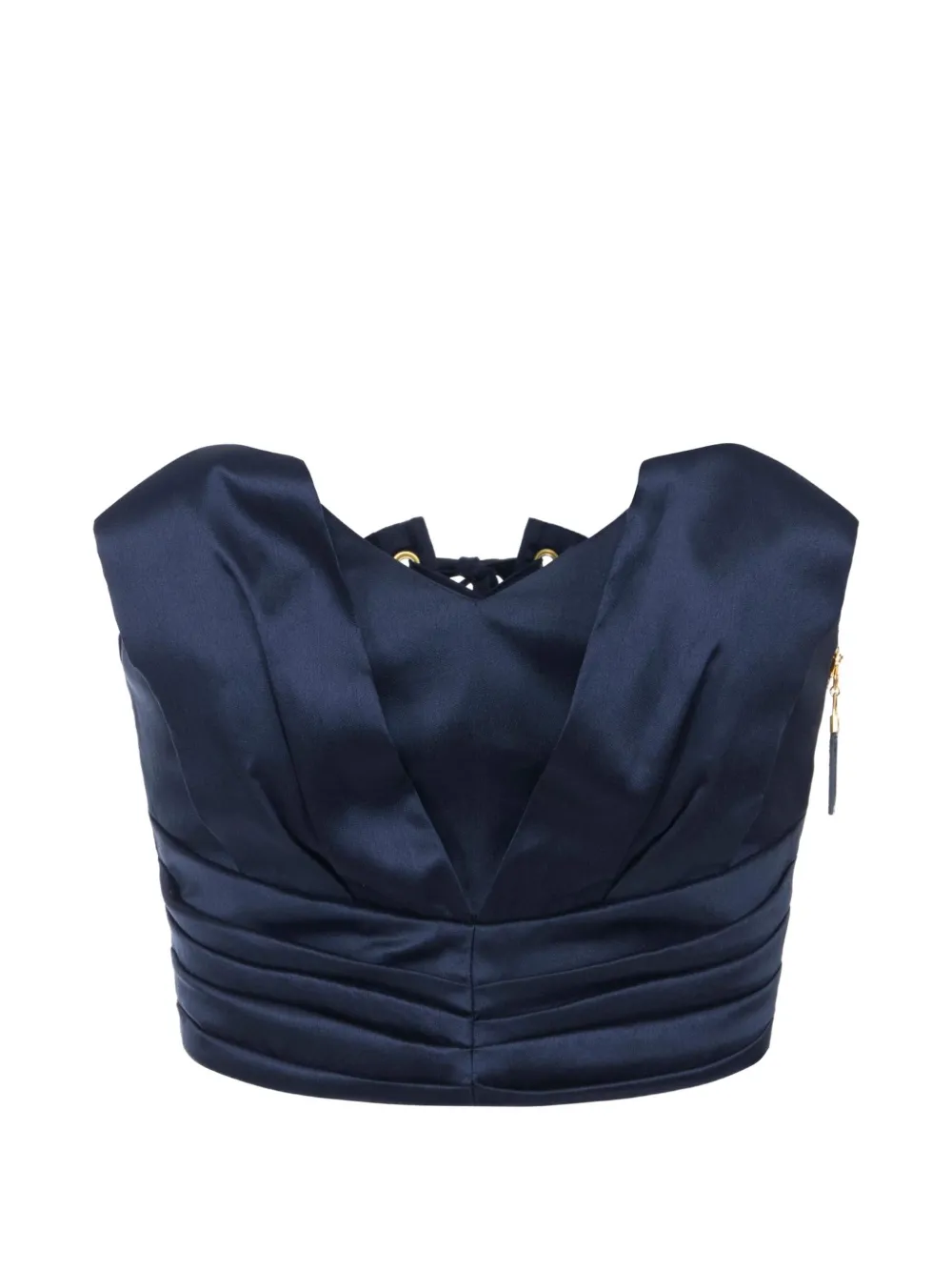 Elisabetta Franchi Top in gazar - Blu