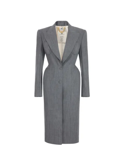 Elisabetta Franchi wool bustier-style coat