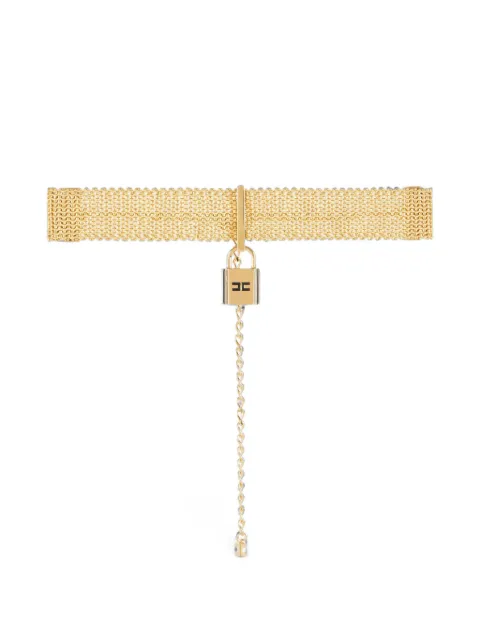 Elisabetta Franchi choker with jewel padlock