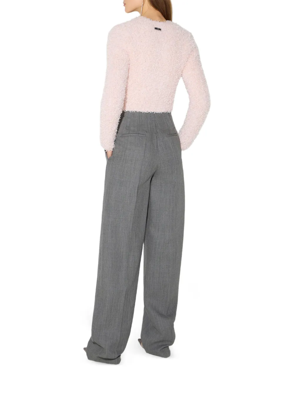 Elisabetta Franchi Vest van fleece Roze