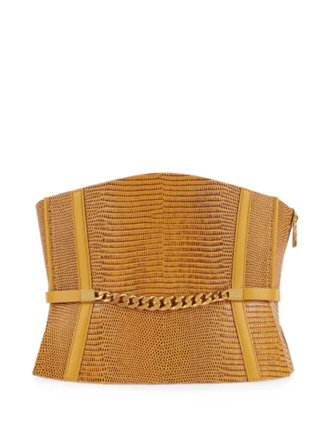 Elisabetta Franchi bustier-style leather belt