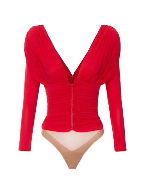 Elisabetta Franchi bodysuit in lightweight crêpe jersey fabric