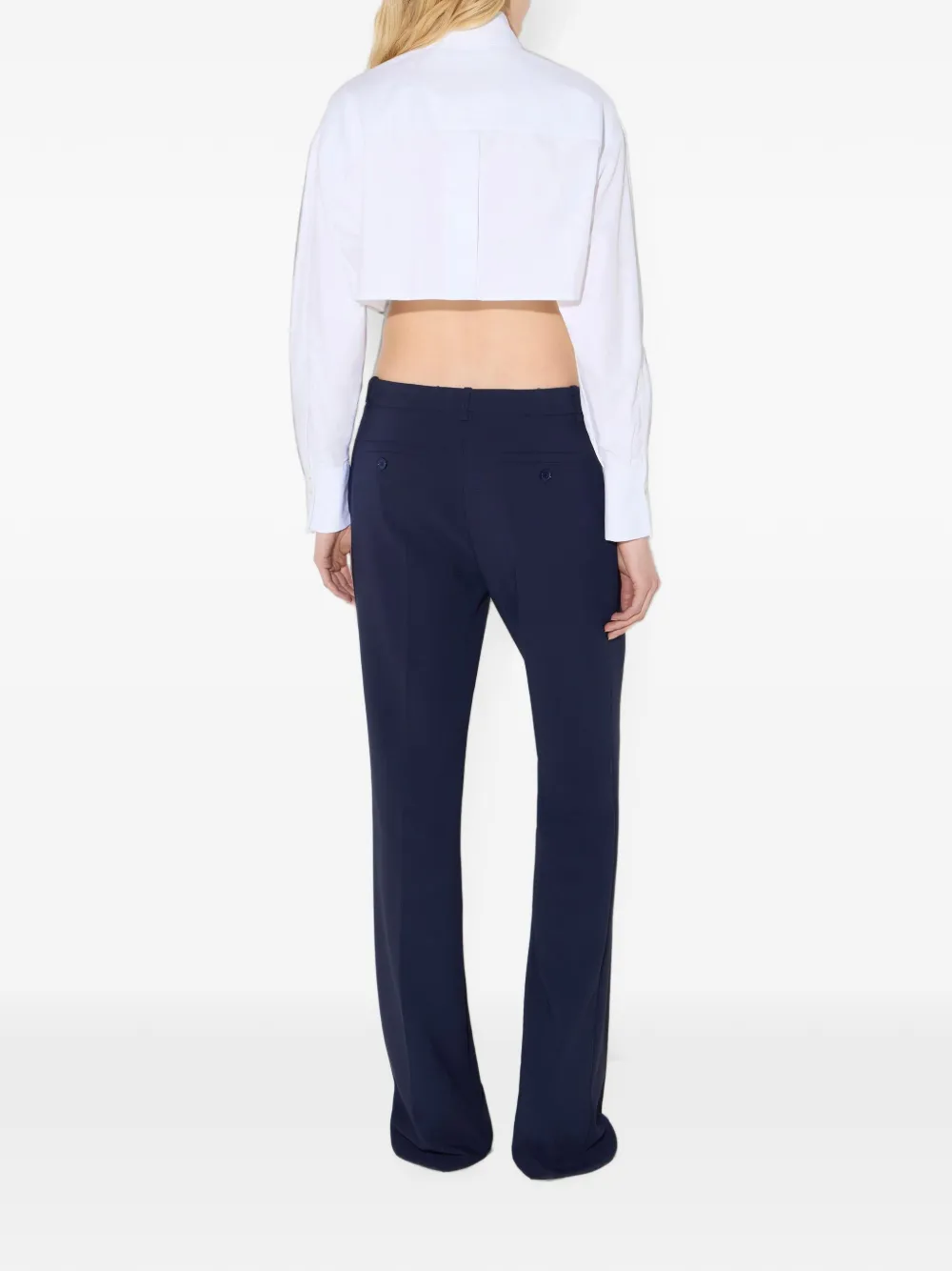 Elisabetta Franchi Blouse met zakken en manchetknopen Wit