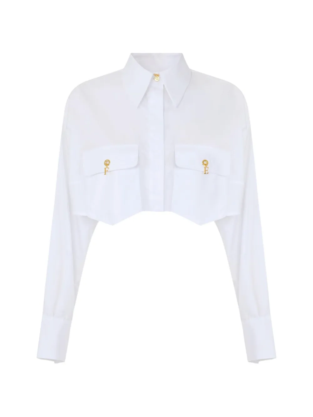 Elisabetta Franchi shirt with pockets and cufflinks