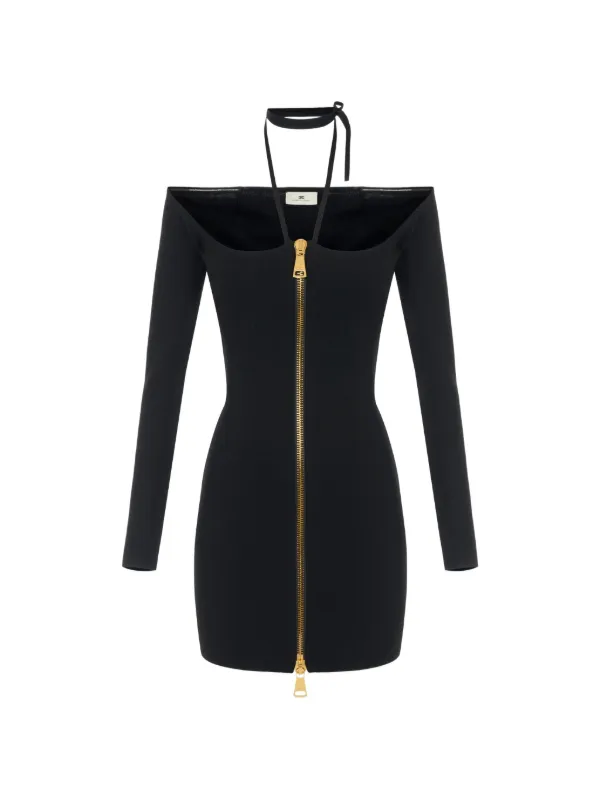 elisabetta franchi black mini dress In Knit Fabric With Ties | Invisible zip priority-03-bow-stitch-cropped-cardigan-black Size:LRG Mens (9-12) SUITSUPPLY Black Striped Point Ebay