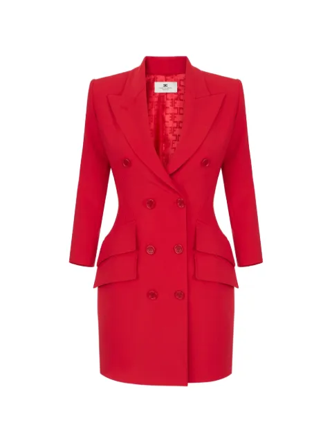 Elisabetta Franchi coat dress in lightweight crêpe fabric