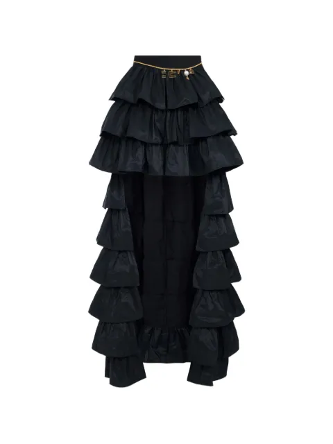 Elisabetta Franchi ruffled asymmetrical skirt