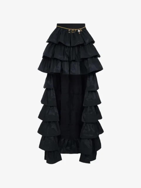 Elisabetta Franchi ruffled asymmetrical skirt