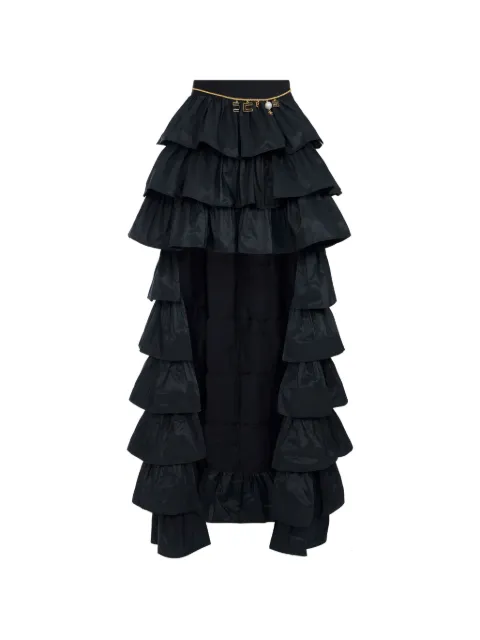 Elisabetta Franchi ruffled asymmetrical skirt
