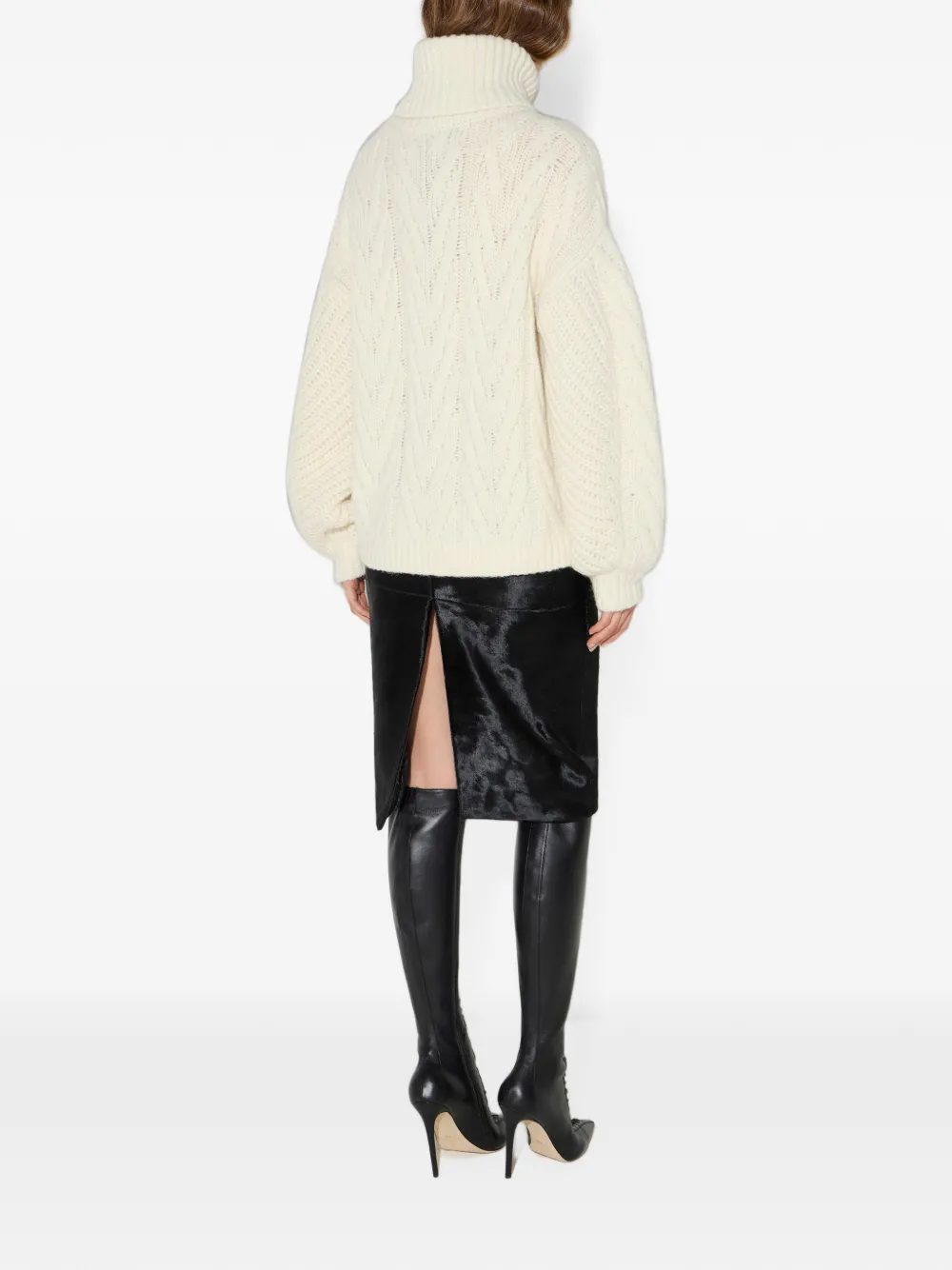 Elisabetta Franchi Gebreide pullover Wit