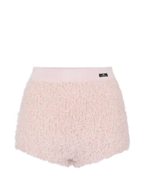 Elisabetta Franchi shorts de tela polar