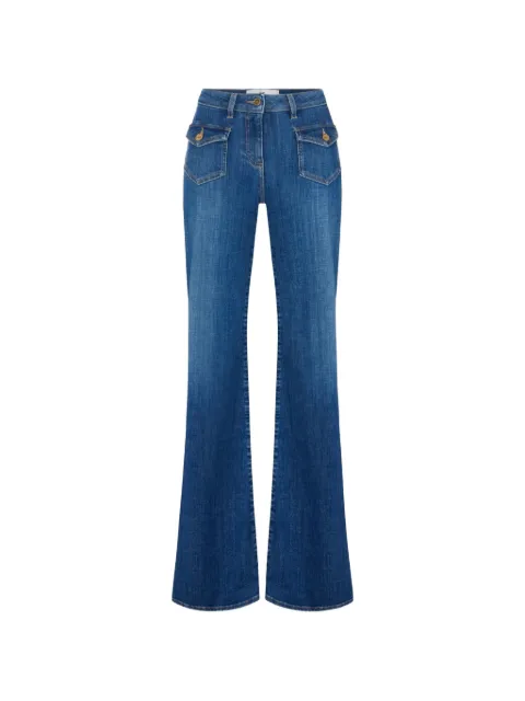 Elisabetta Franchi bell-bottom jeans with small pockets