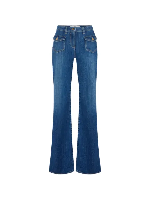 Elisabetta Franchi bell-bottom jeans with small pockets
