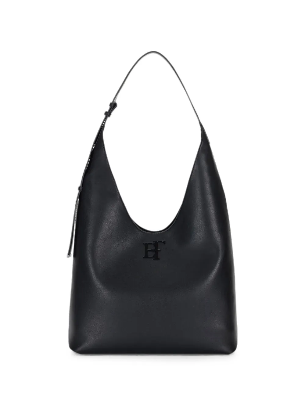 Elisabetta Franchi Borsa grande con logo - Nero